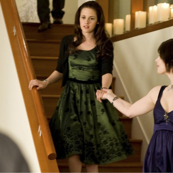 Dresses | Bella Swan Replica Green Dress New Moon | Poshmark